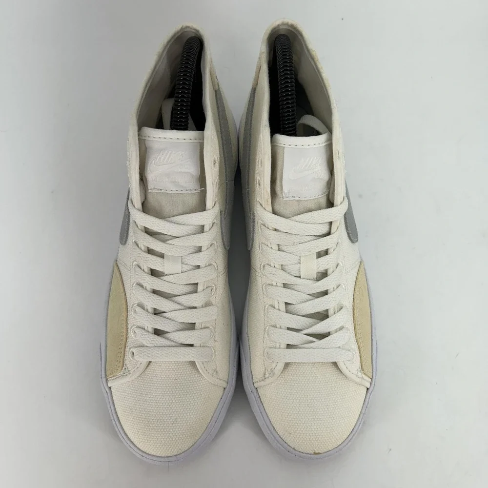 Nike Shoes Mens Size 6.5 SB Zoom Blazer Canvas Mid Top Skate Sneakers Summit